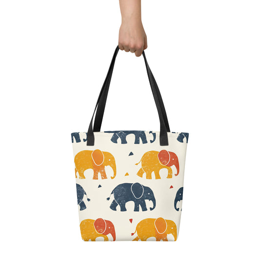 Tote bag Elephants