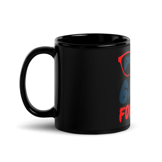 Black Glossy Mug Game For Life - Canvazon