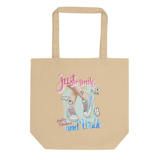 Eco Tote Bag Just Smile - Canvazon