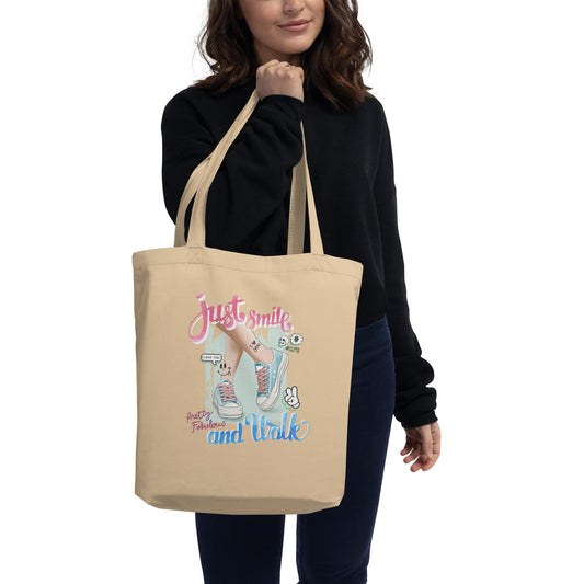 Eco Tote Bag Just Smile - Canvazon