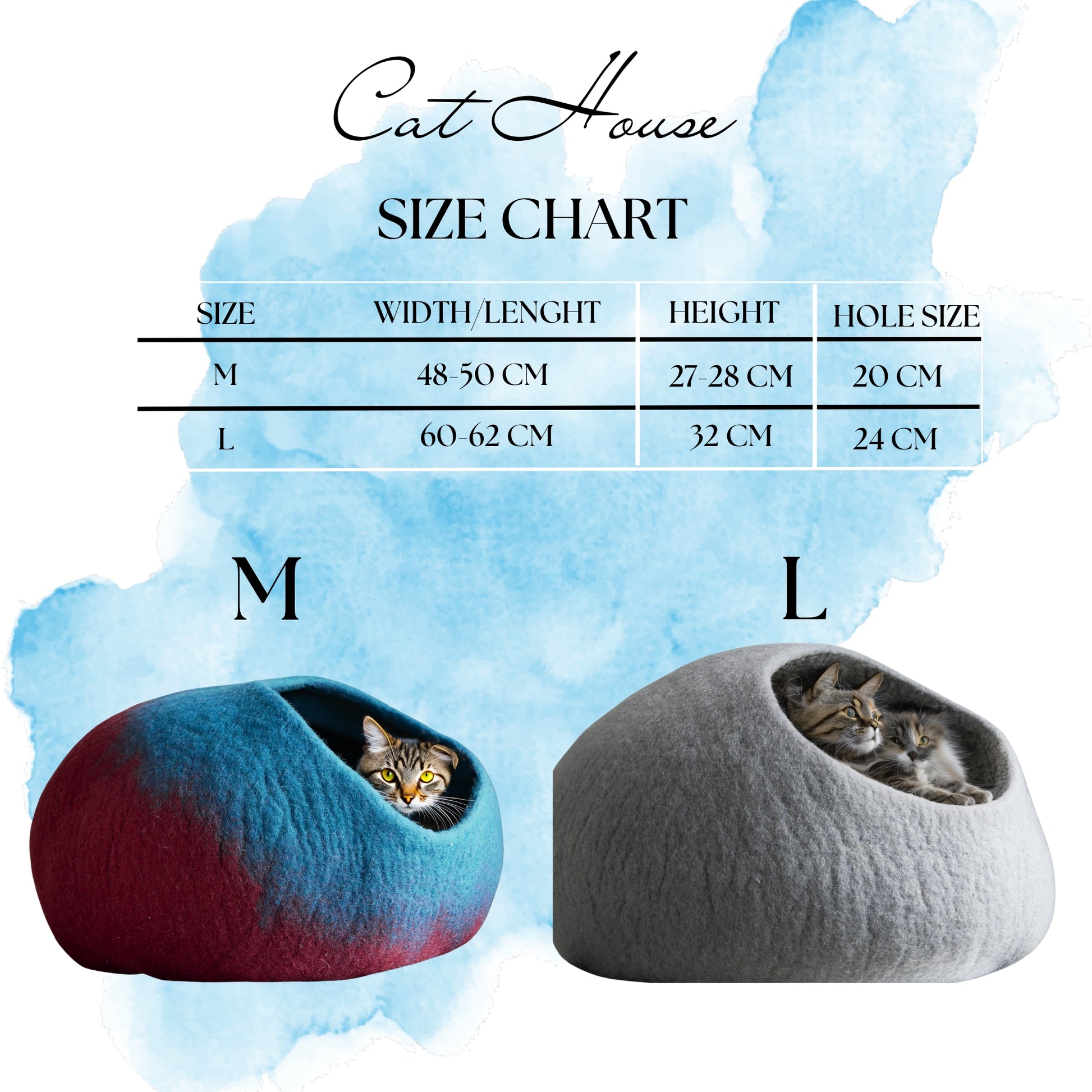 Handmade wool felted cat cave Color: Graphite gray