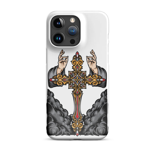 Snap case for iPhone® Cross - Canvazon