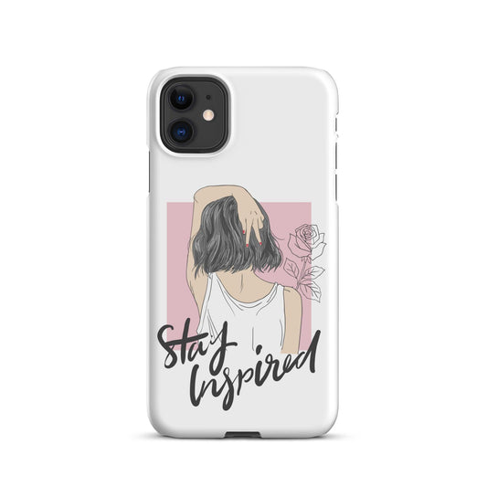 Snap case for iPhone® Stay Inspired - Canvazon