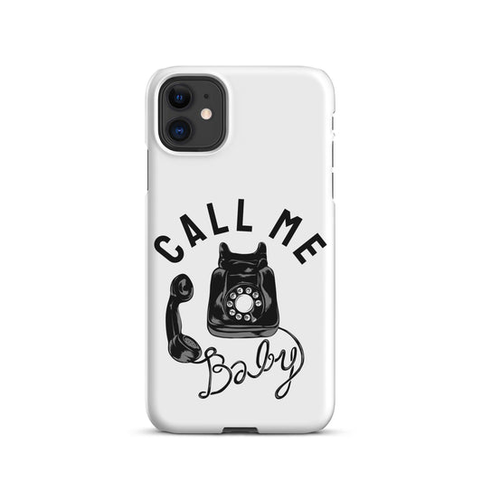 Snap case for iPhone® Call Me Baby - Canvazon