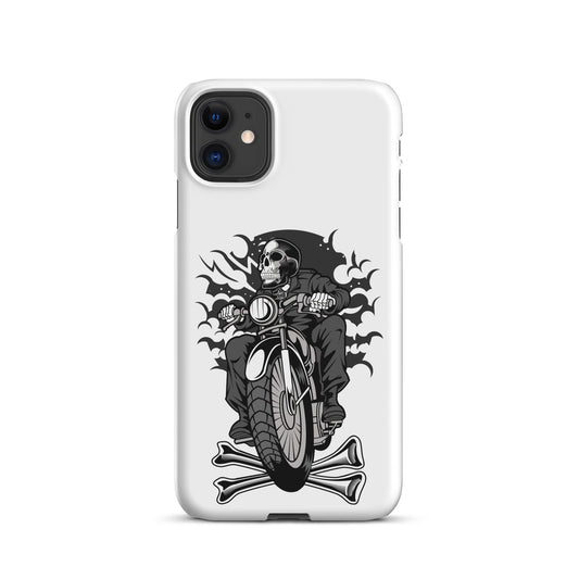Snap case for iPhone® Skull Bike - Canvazon