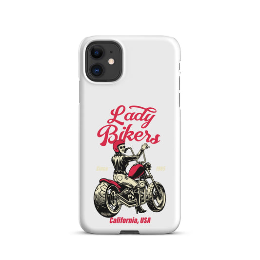 Snap case for iPhone® Lady Bikers - Canvazon