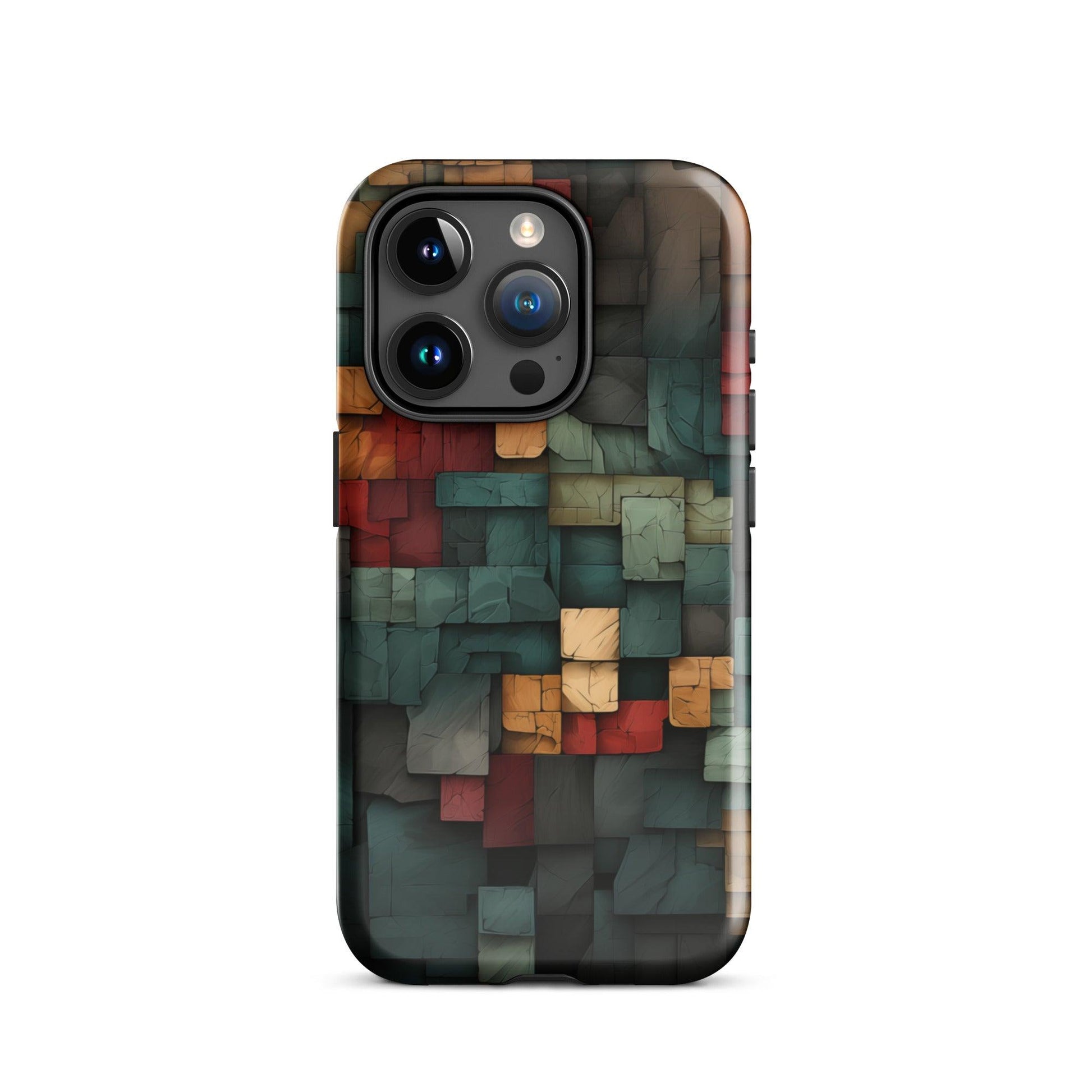 Fabric with various soft colorsTough Case for iPhone® - Canvazon