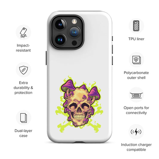 Tough Case for iPhone® Skull Mushroom - Canvazon
