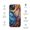 Multicolor shapes Tough Case for iPhone® - Canvazon