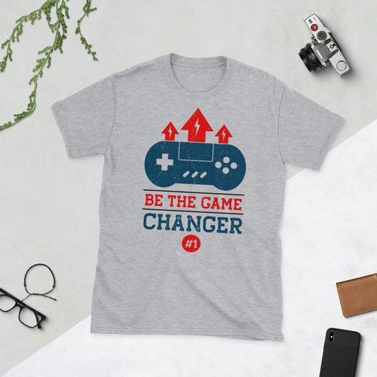 Short-Sleeve Unisex T-Shirt Be The Game Changer - Canvazon