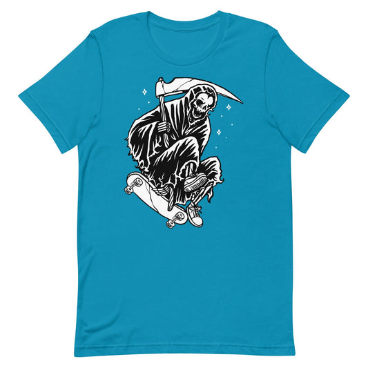 Unisex t-shirt Skater Skaleton - Canvazon
