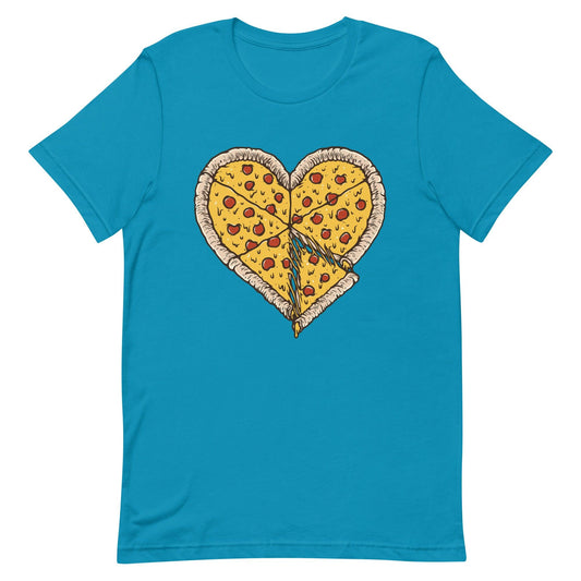Unisex t-shirt Pizza Love - Canvazon