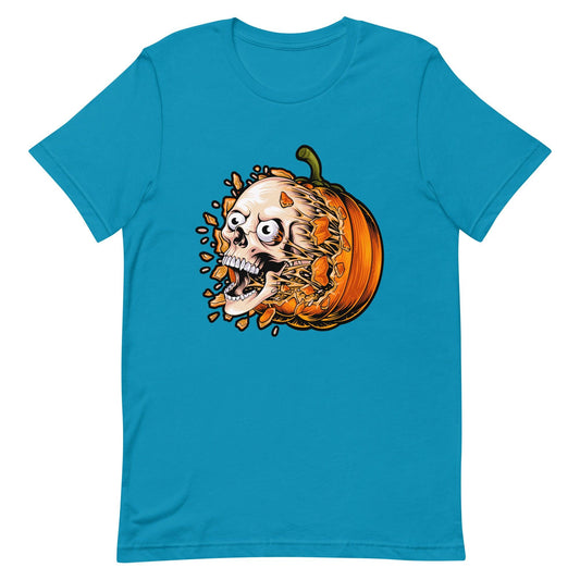 Unisex t-shirt pumpkin Skull - Canvazon